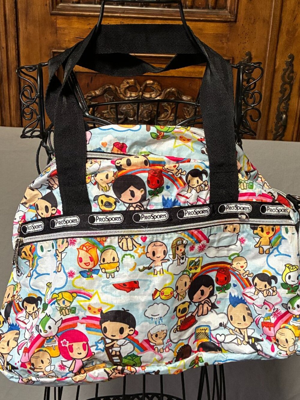 ProSports Tokidoki Medium Weekend Duffel Bag Anime Adjustable No Shoulder Strap.